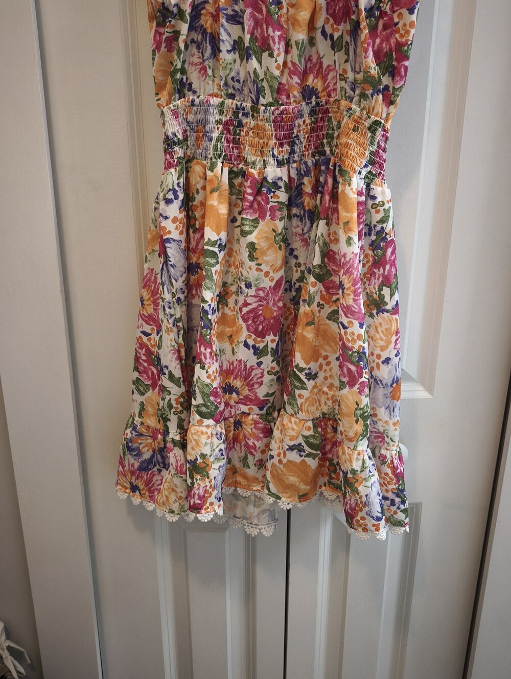 Sun Imperial Womens Floral Tie-Back Sundress - Picture 8 of 9